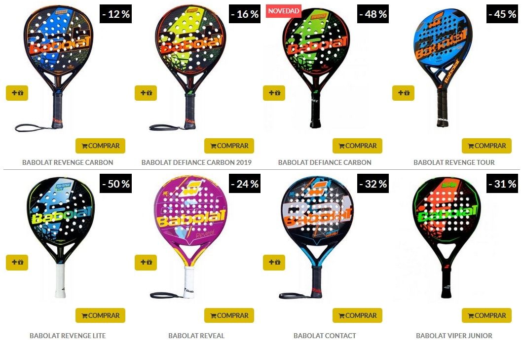 Pala Babolat de Control