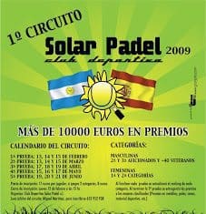 Circuito Solar Padel en Granada.