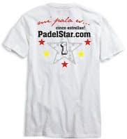 Camiseta de Padel PadelStar. Ya puedes ser un Jugador 5 Estrellas