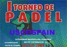 UscoSpain organizará Torneos de Padel por toda España