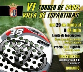 Torneo de Padel Villa de Espartinas. Andalucía