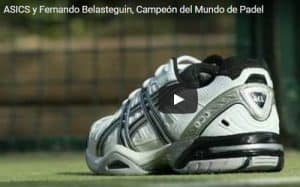Zapatillas Asics de Fernando Belasteguin