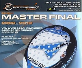 Master Final de Padel TIMING, Madrid 30-31 Octubre