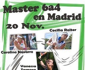 Clinic Padel master 6 a 4 con Carolina Navarro en Madrid, 20 novimebre