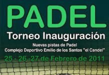 Torneo de Padel en Isla Cristina, Huelva. 25-27 febrero
