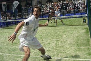 Fotos de Juan Martín Díaz jugando al Pádel