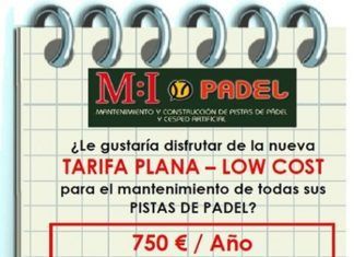 Mantenimiento de Pistas de Padel Barato