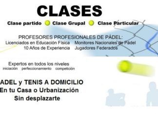 Clases de Padel y Tenis a domicilio en Madrid