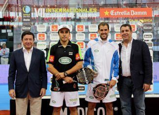 Campeones del Pádel Pro Tour de Madrid 2012 en la Caja Mágica