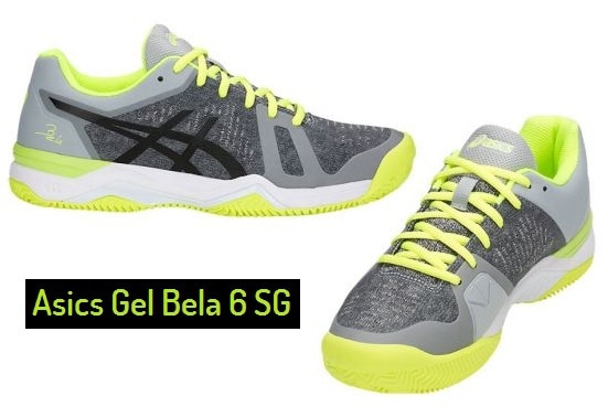 Zapatillas de Gel 6 SG Color Gris | PadelStar