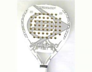 Pala de Pádel Dunlop White TI para jugadores de Nivel Medio. Opinión