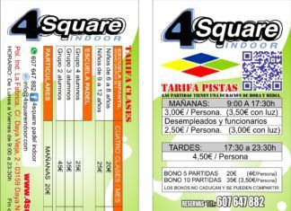 Club de Pádel en Alicante, «4square indoor» en Daya Nueva