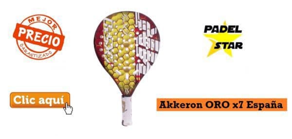 Pala Akkeron ORO X7 con Espíritu ESPAÑOL PadelStar