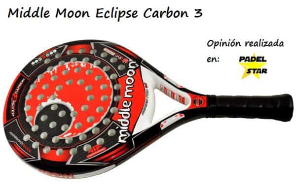 infinito deseable ANTES DE CRISTO. Pala de Pádel Middle Moon Eclipse Carbon 3 | PadelStar
