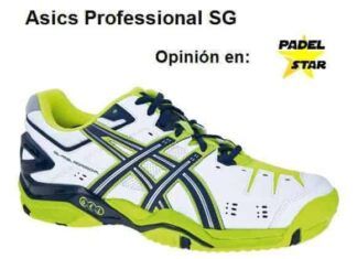 Zapatillas de Padel Asics Professional SG. Opinión
