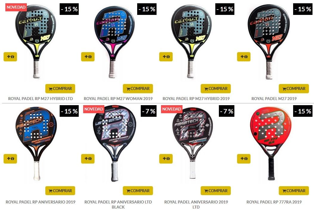 Mejores Palas ROYAL PADEL 2019