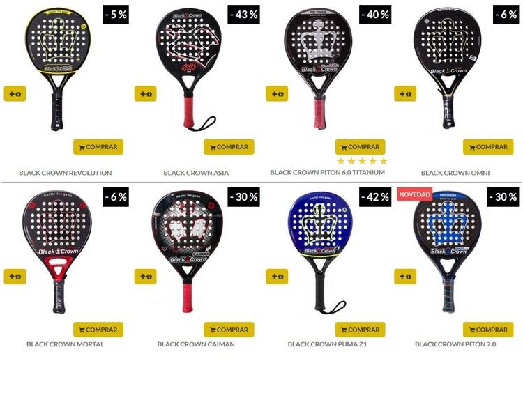 Nuevas Palas BLACK CROWN 2018-2019