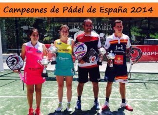Campeones de Pádel de España Absoluto 2014