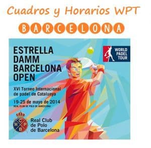 horarios world padel tour barcelona