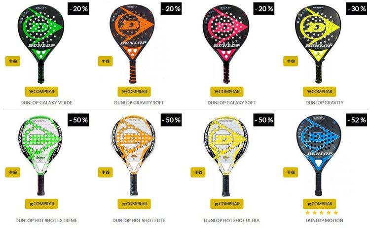 Mejores Palas Padel DUNLOP