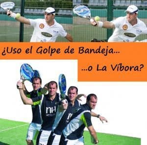 bandeja o vibora en padel