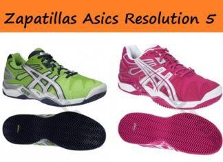Gama de Zapatillas de Pádel Asics Resolution 5