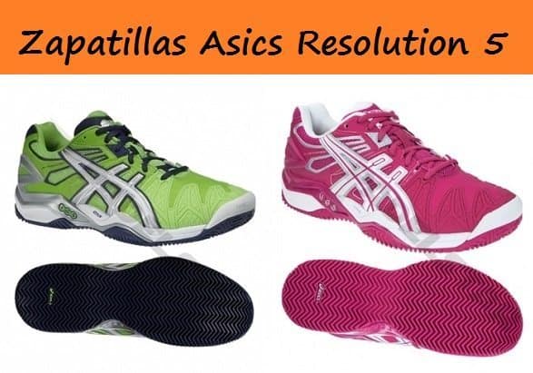 cuenco Pebish tráfico Gama de Zapatillas de Pádel Asics Resolution 5 | PadelStar