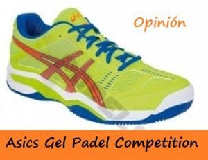 opinion zapatillas asics gel padel competition