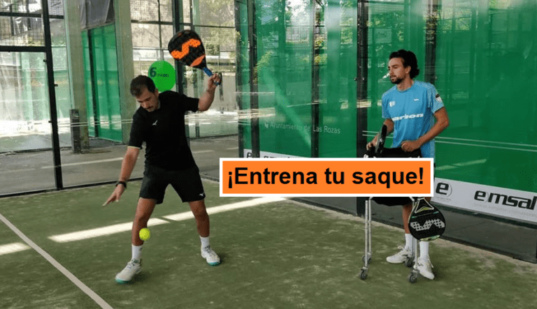 EJERCICIOS para entrenar el SAQUE de pádel