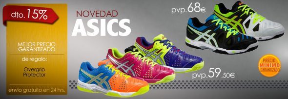 Nuevas Zapatillas de Padel Asics 2015