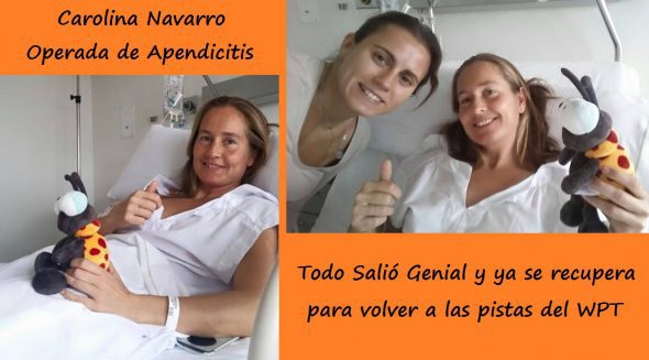Carolina Navarro Operada de Apendicitis