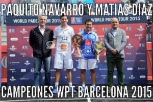 ganadores world padel tour barcelona