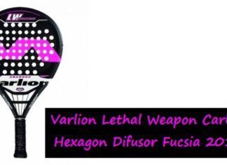 Pala Varlion LW Carbon Hexagon Difusor Fucsia 2015