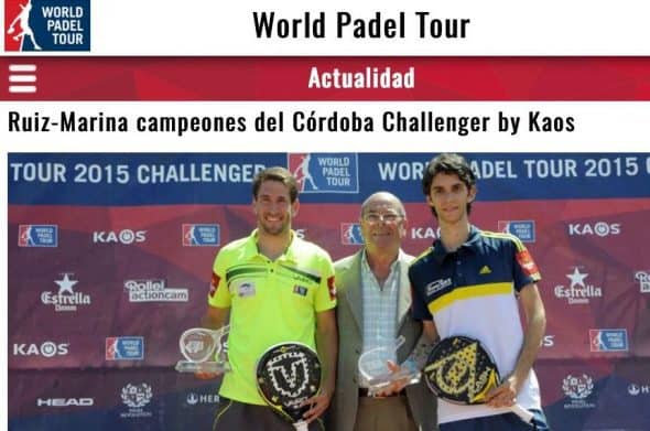 Campeones World Padel Tour Challenger Cordoba