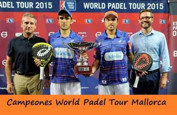 Campeones del World Padel Tour de Mallorca 2015