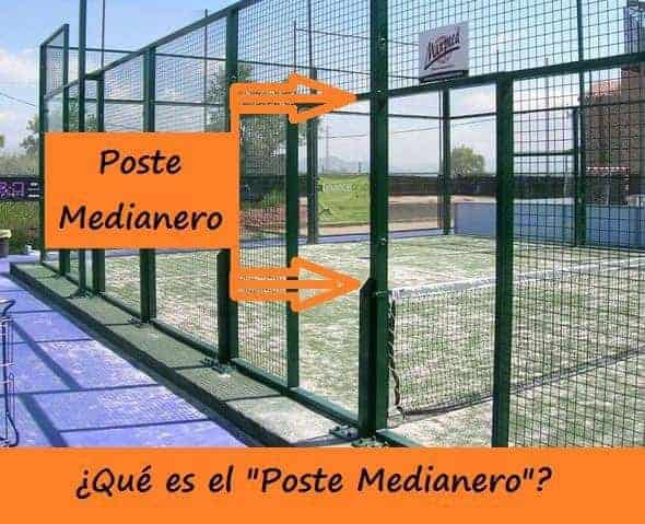 Poste Medianero en Padel