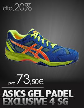 Zapatillas Asics Gel Padel Exclusive 4 SG