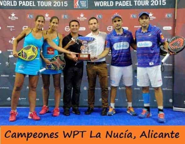Campeones World Padel Tour Alicante 2015