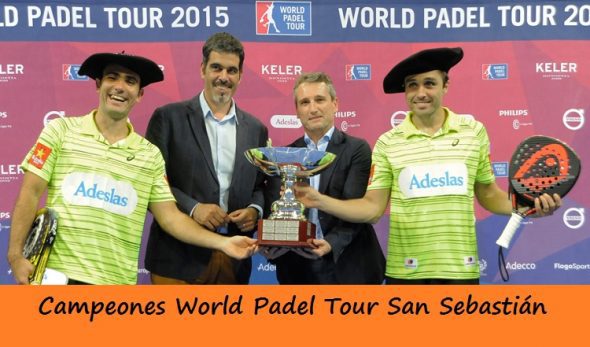 Campeones del World Padel Tour de San Sebastián 2015