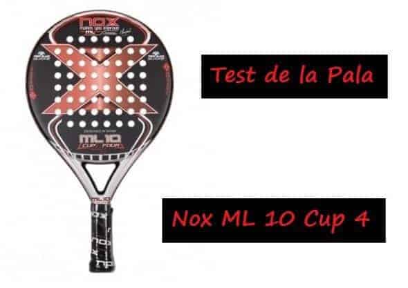 Opinión y Test sobre la Pala de Pádel Nox ML 10 Cup 4
