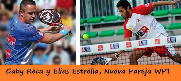 Gaby Reca y Elias Estrella será nueva pareja para el World Padel Tour 2016