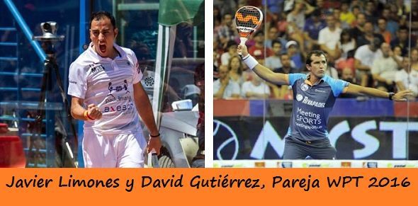 Javier Limones y David Gutiérrez serán una de las nuevas parejas world padel tour para 2016