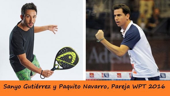 Sanyo Guiterrez y Paquito Navarro será Nueva Pareja World Padel Tour 2016