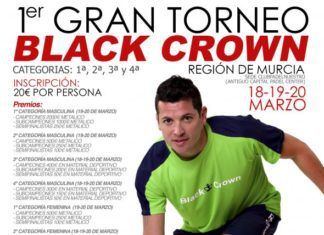TORNEO de Pádel «Black Crown» en MURCIA, 18-19-20 Marzo