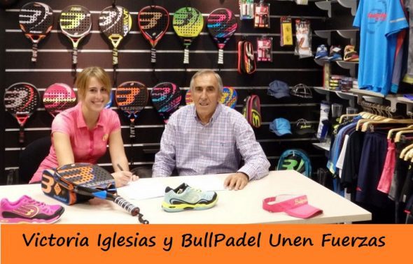 Victoria Iglesias Firma con Bull Padel