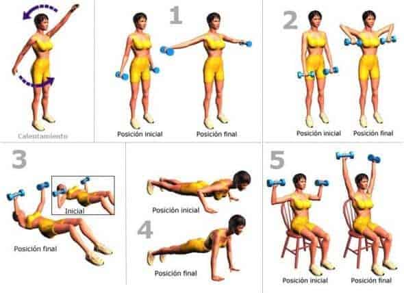 ejercicios para fortalecer hombros