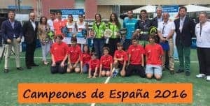 Campeones de España de Pádel 2016