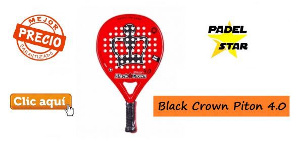 Pala Black Crown PITON 4.0 al Mejor Precio Garantizado