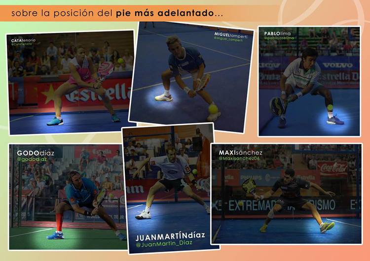 Como colocar pies para agacharnos en padel