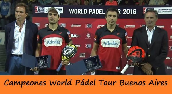 Campeones World Pádel Tour Buenos Aires 2016